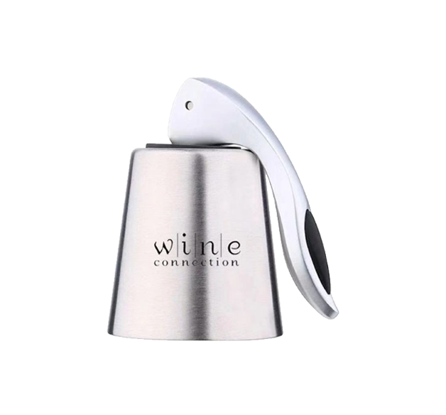 Champagne Stopper With Wine Connection Logo